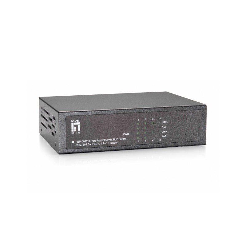 LevelOne Switch 4x 10100 MBit 4x PoE